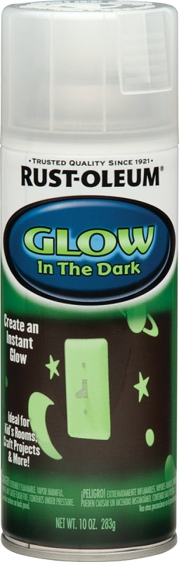 Rust-Oleum 342598 Specialty Paint, Flat/Matte, Glow in the Dark, 10 oz, Aerosol Can