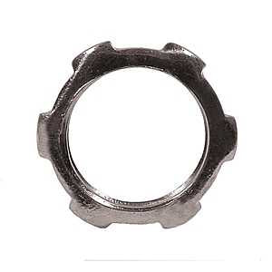 HUBBELL LNS150 Conduit Locknut, 1-1/2 in, Steel
