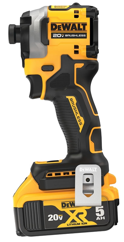 DEWALT ATOMIC 20V MAX DCF850P1 3-Speed Impact Driver, Battery Included, 20 V, 5 Ah, 1/4 in Drive, Hex Drive