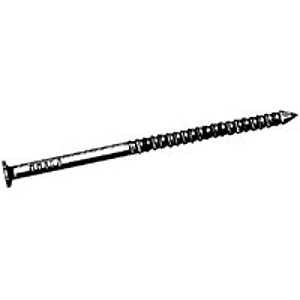 ProFIT 0092225 Pole Barn Nail, 40D, 5 in L, Steel, Galvanized, Flat Head, Ring Shank, 5 lb