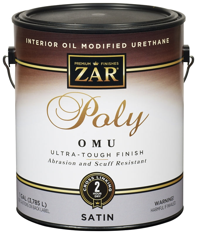 ZAR 36213 Polyurethane, Liquid, Milky Clear, 1 gal, Can