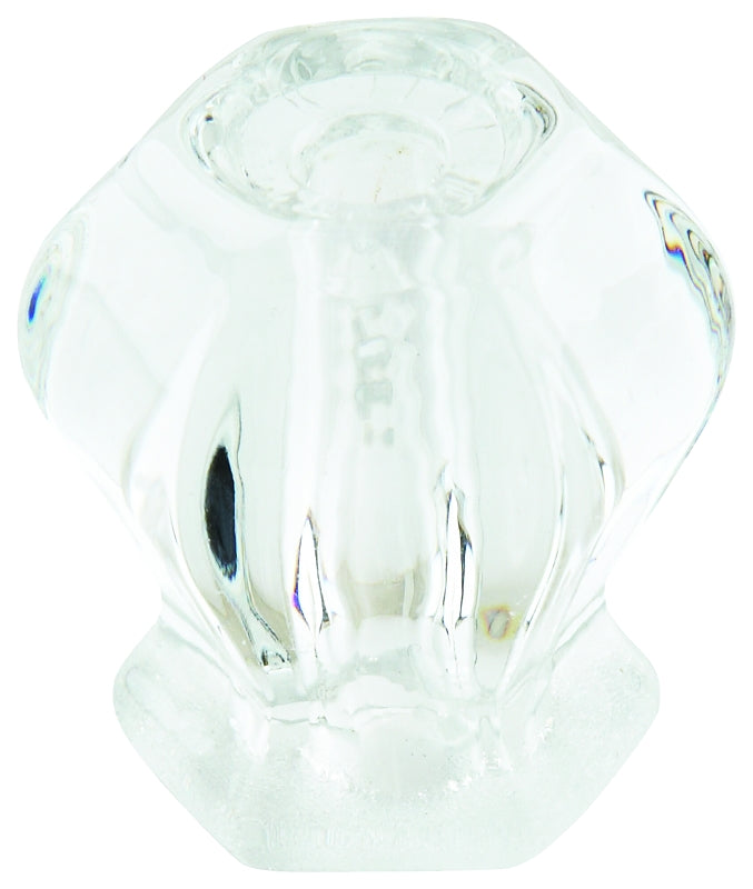 Amerock Allison Series BP29112CS Cabinet Knob, 1-1/4 in Projection, Crystal Glass