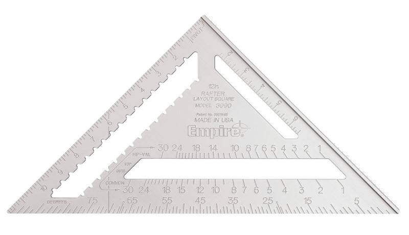 Empire 3990 Rafter Square, Aluminum, 12 in L