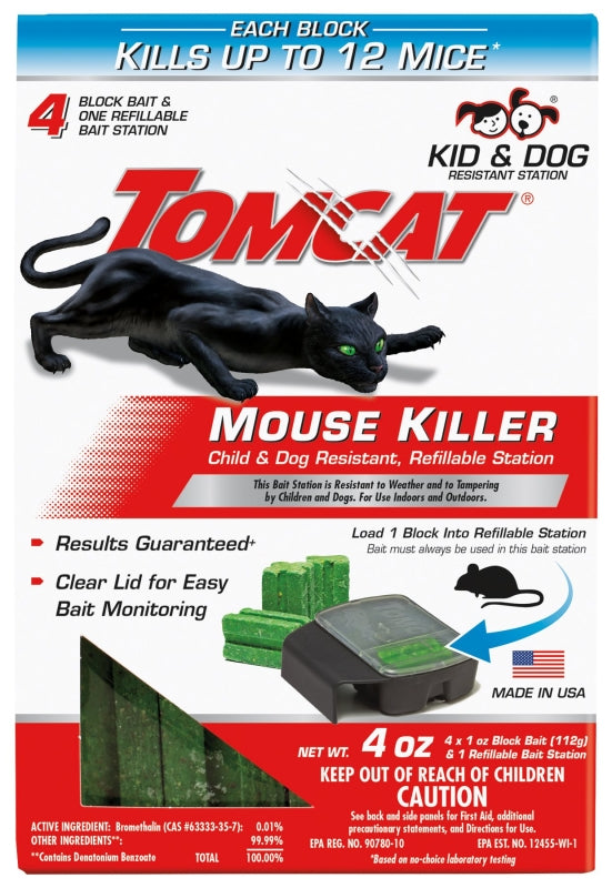 Tomcat 0371710 Mouse Killer Station, Plastic