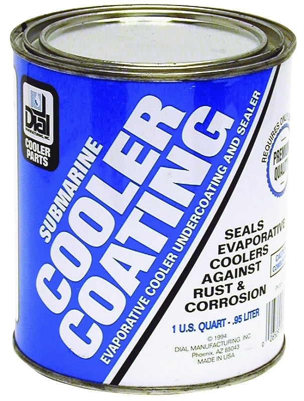 Dial 5347 Cooler Coating, Premium, Asphaltic-Coated, For: Evaporative Cooler Purge Systems