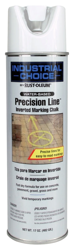 Rust-Oleum 205237 Inverted Marking Spray Paint, APWA White, 17 oz, Can