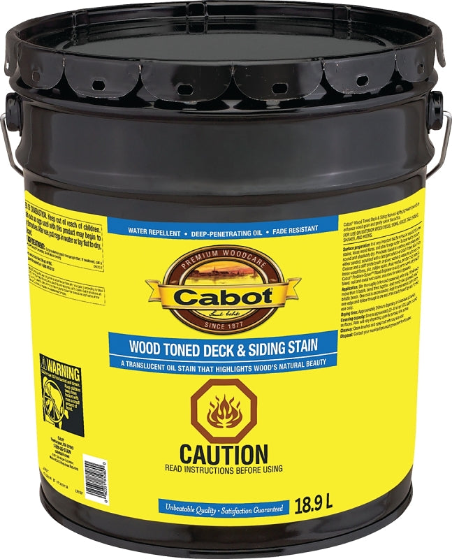 Cabot 19200 Series 142.0019200.008 Deck and Siding Stain, Natural, Liquid, 5 gal, Can