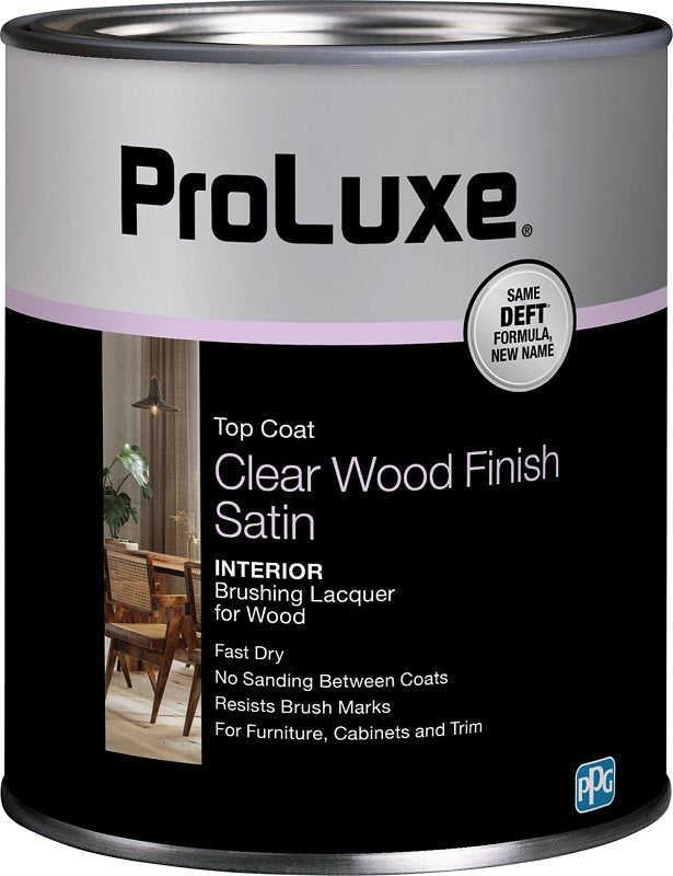 ProLuxe PLX017/04 Lacquer, Satin, Liquid, Clear, 1 qt