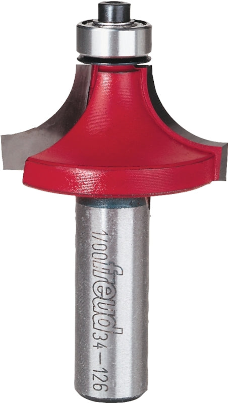 Freud 34-126 Router Bit, 1-5/8 in Dia Cutter, 2-3/4 in OAL, 1/2 in Dia Shank, 4-Cutter, Carbide