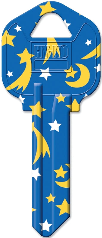 Hy-Ko 16010KW1-03 Key Blank, Brass, Painted, For: Kwikset KW1, Titan KW10 Keyways