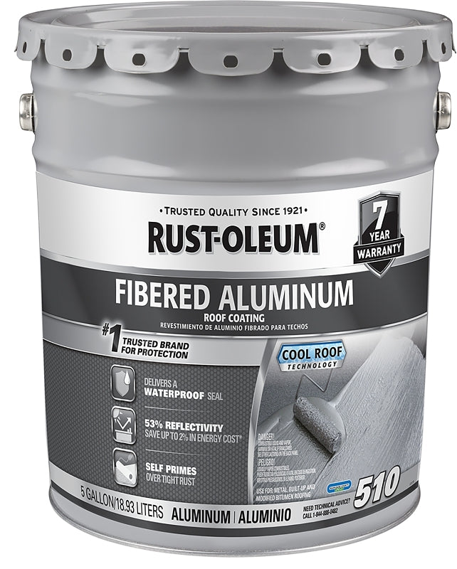 COATING RF FIBERED ALUMN 5GAL