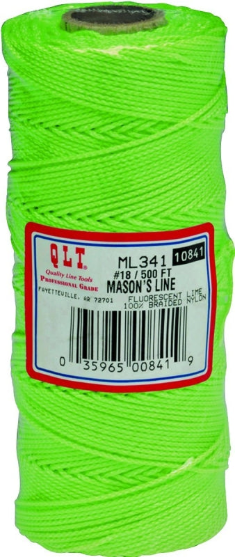 Marshalltown ML341 Mason Line, 500 ft L Line, Fluorescent Green Line