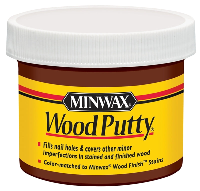 Minwax 13617000 Wood Putty, Liquid, Walnut, 3.75 oz Jar