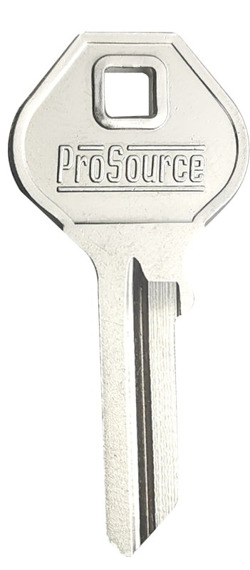 ProSource Key Blank, Brass, Nickel