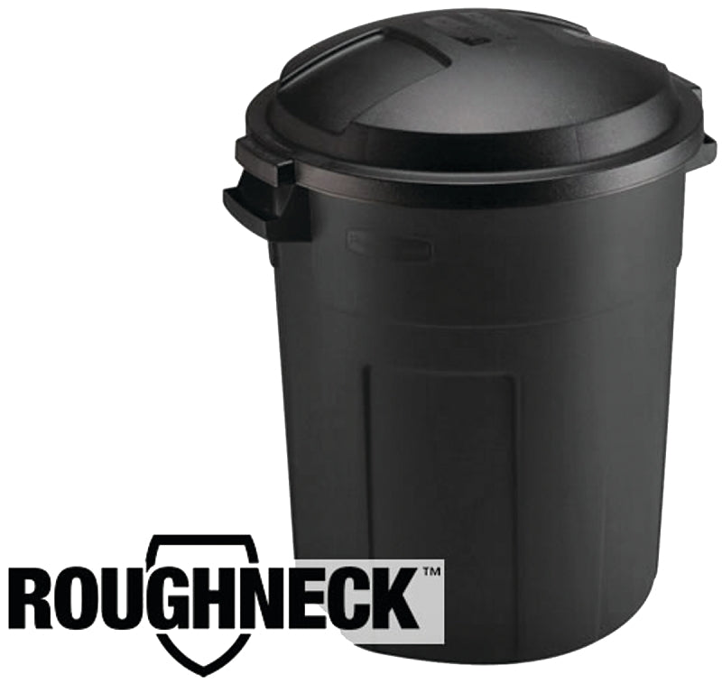 Rubbermaid FG289200BLA Trash Can, 20 gal Capacity, Polyethylene, Black