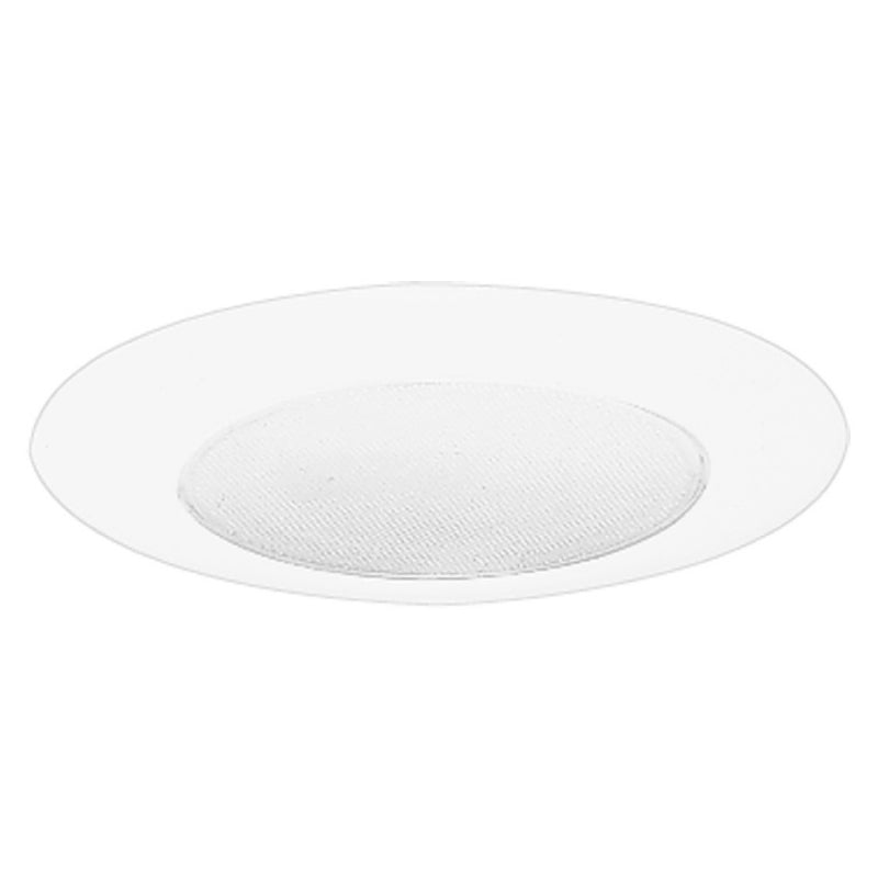 Halo 170PS Recessed Light Trim, Glass Lens, Polymer Body, White