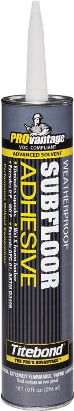 Titebond PROvantage 5481 Subfloor Adhesive, Beige, 10 oz Cartridge