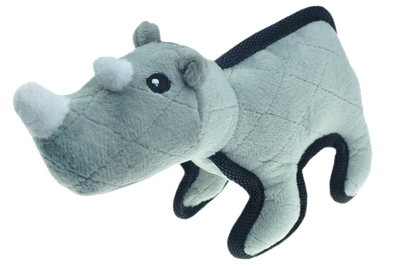 Pet Park Blvd US2021 14 20 Dog Toy, S, Chew Toy, Tuffimals Rhino