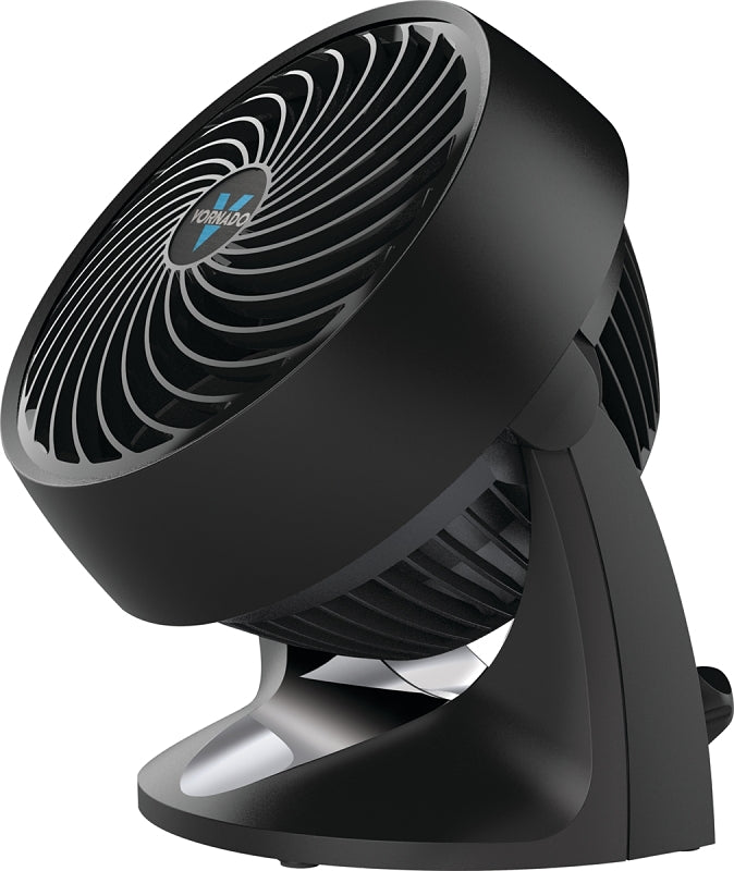 VORNADO CR1-0116-06 Small Air Circulator, 120 V, 7.17 in Dia Blade, 3-Speed, 1150 to 2225 rpm Speed, Black