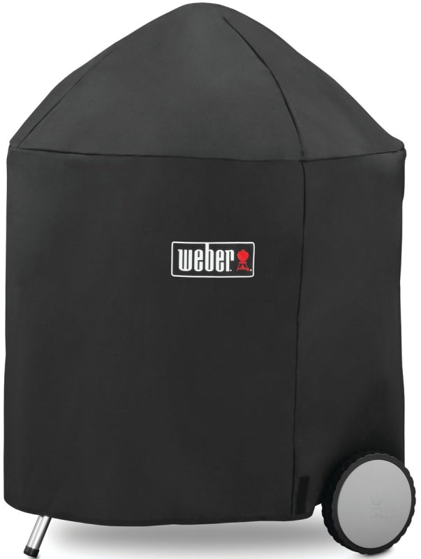 Weber 7153 Grill Cover, 33 in W, 39 in H, Polyester, Black