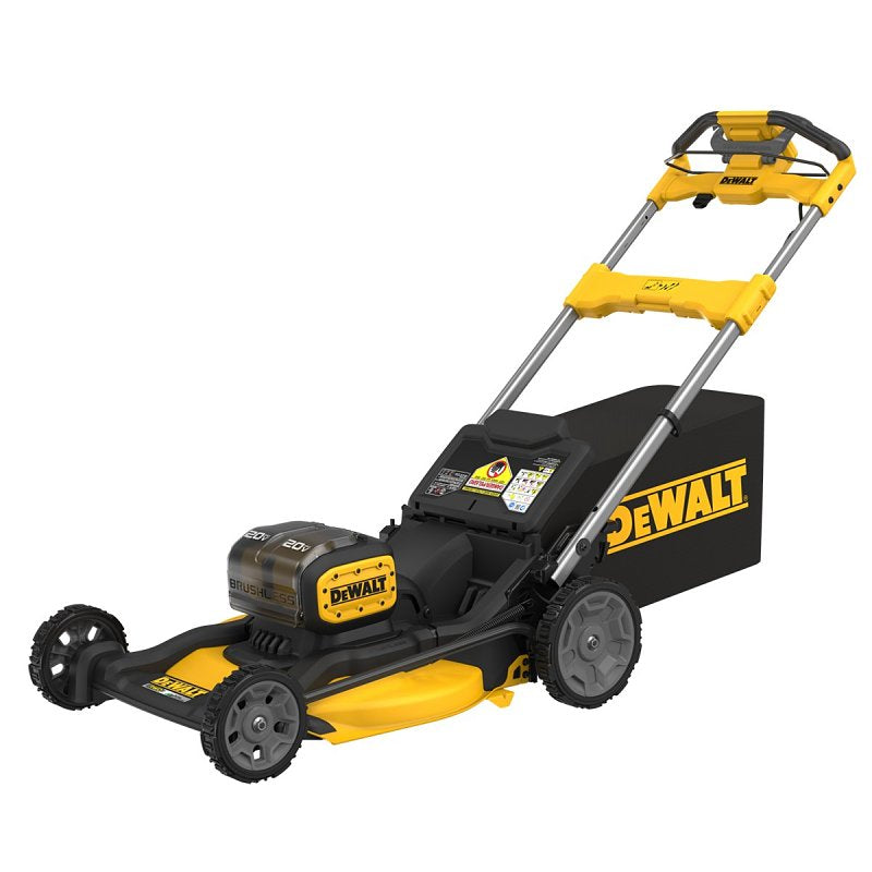 DEWALT DCMWSP256U2 Cordless Mower Kit, Battery Included, 20 V, Dual Blade, 80 min Battery Run