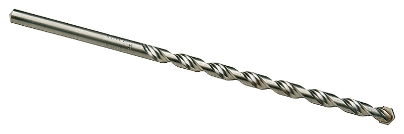 Irwin 326023 Rotary Hammer Drill Bit, 3/4 in Dia, 12 in OAL, 2-Flute, Straight Shank