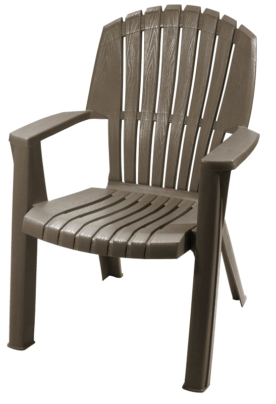 Gracious Living 11075-16 High-Back Chair, Woodland Brown