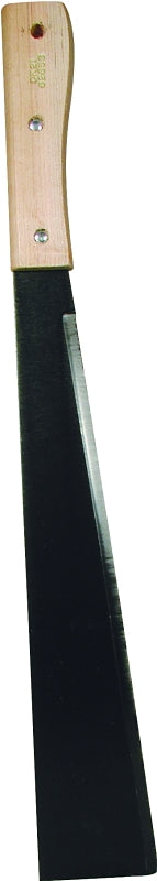 Razor-Back 62224 Corn Knife, 21-1/2 in OAL, 15 in Blade, Steel Blade, Tempered Blade, Wood Handle