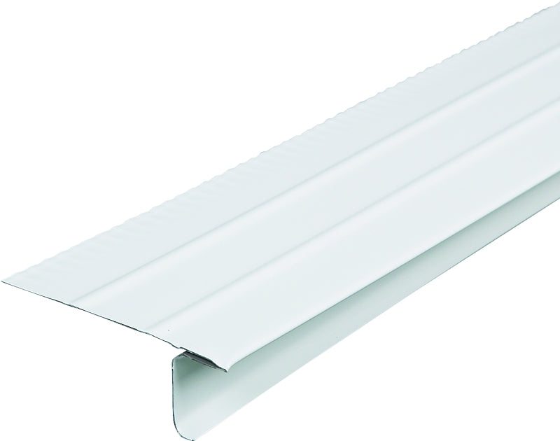 Amerimax 5509900120 Roof Edge, 10 ft L, Aluminum, White