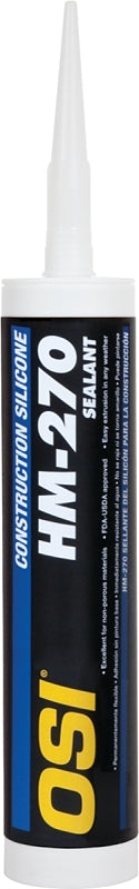 OSI 1494045 Silicone Sealant, Clear, 24 hr Curing, -60 to 400 deg F, 10 fl-oz Cartridge