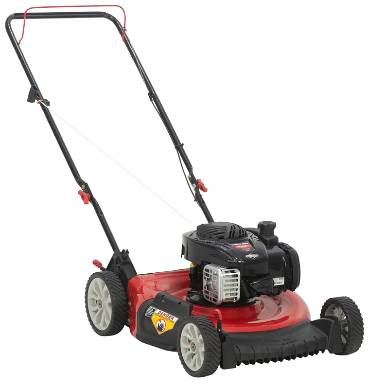 Troy-Bilt 11A-A0BL766 Push Lawn Mower, 140 cc Engine Displacement, 21 in W Cutting, Recoil Start