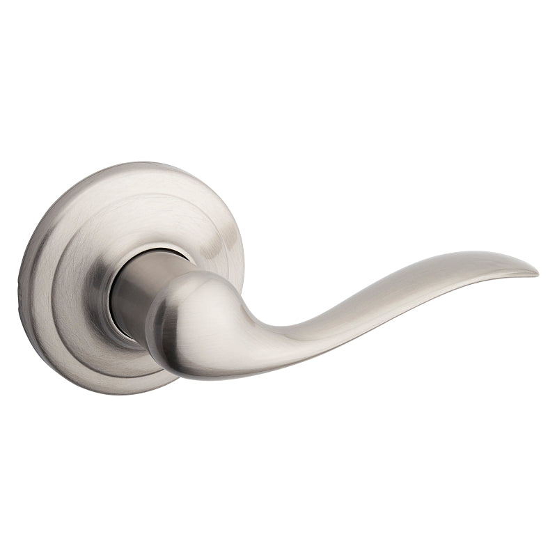 Kwikset Signature Series 720TNL15CP Passage Lever, Non-Locking Lock, Satin Nickel, Zinc, Residential, Reversible Hand