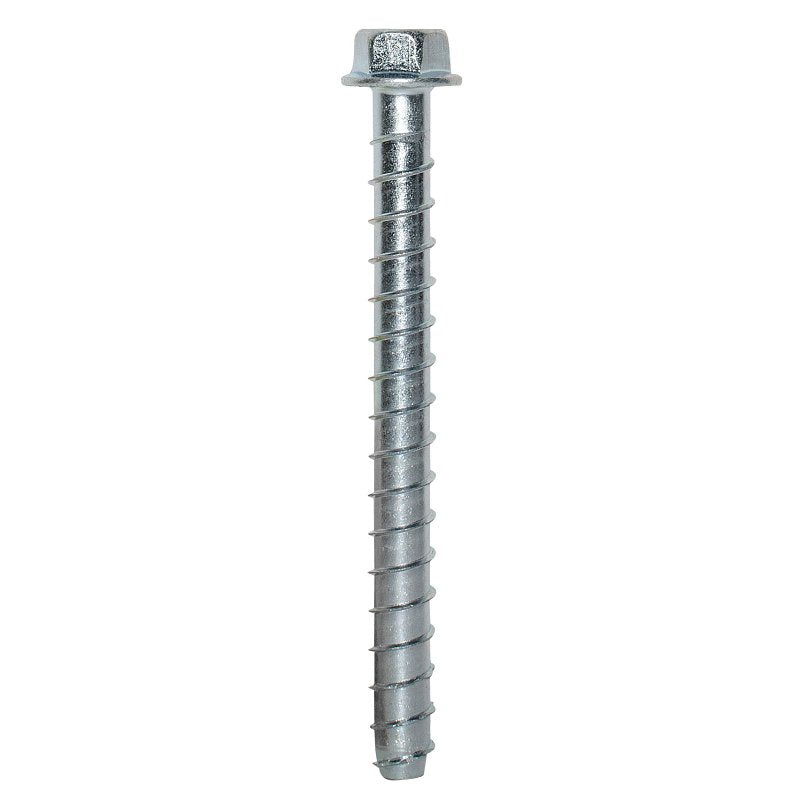 Simpson Strong-Tie Titen HD THD50500HF1 Heavy-Duty Screw Anchor, 1/2 in Dia, 5 in L, Carbon Steel, Zinc