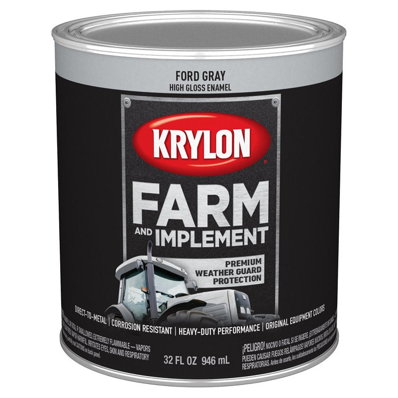 PAINT HIGH GLOSS FORD GRAY 1QT