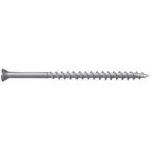 Camo 0353150S Screw, #8 Thread, 2-1/2 in L, Trim Head, Star Drive, Type 17 Slash Point, 316 Stainless Steel, 100/PK