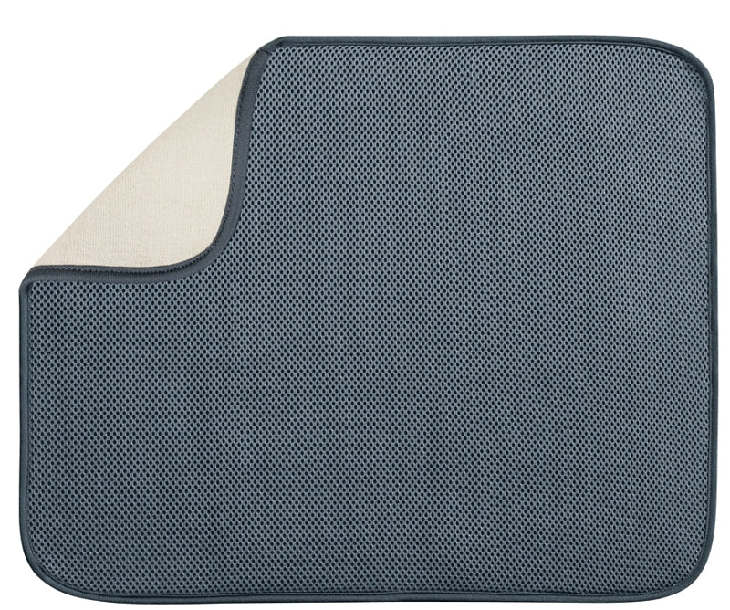 Interdesign 40132 Drying Mat, 18 in L, 16 in W, Microfiber Terry/Polyester