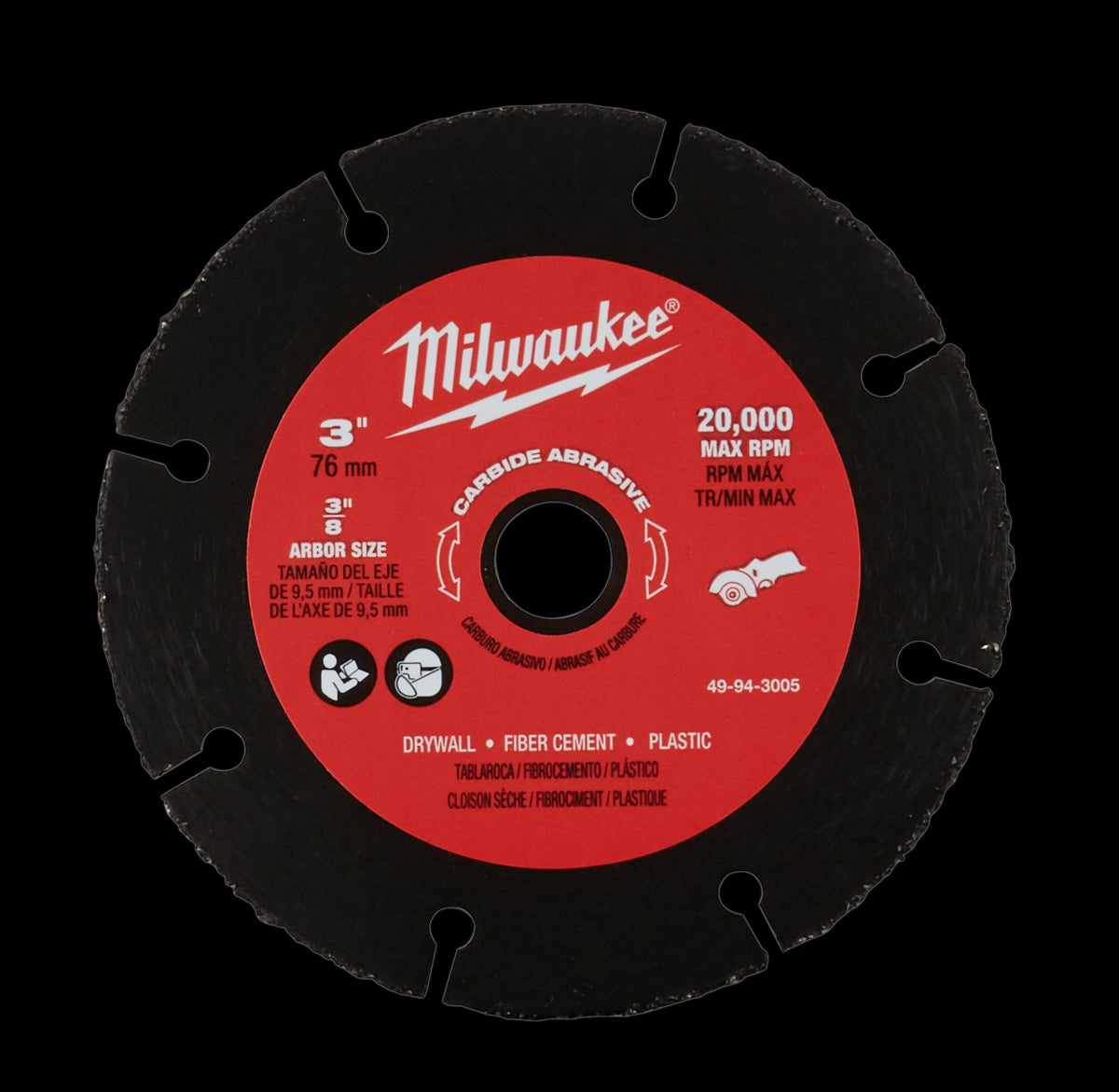 BLADE ABRASIVE CARB 3IN