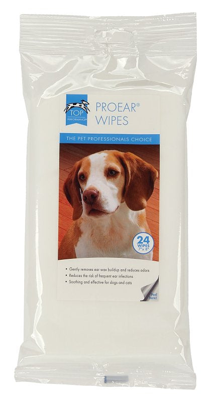 Top Performance ProEar TP6227 24 Dog and Cat Ear Cleaning Wipes