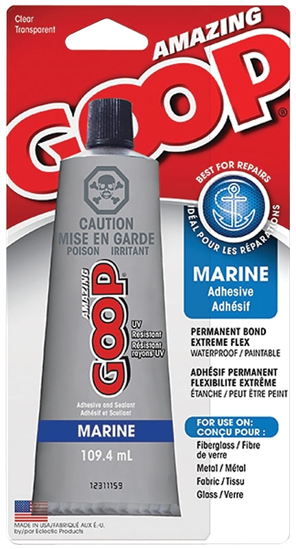 Amazing Goop 170035 Marine Adhesive, Liquid, Clear, 109.4 mL, Tube