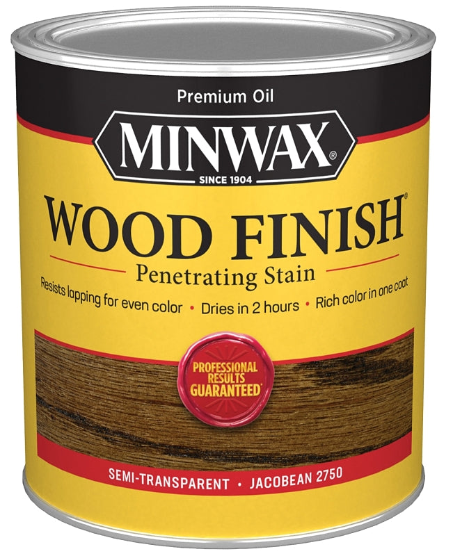 Minwax 70014444 Wood Stain, Jacobean, Liquid, 1 qt, Can