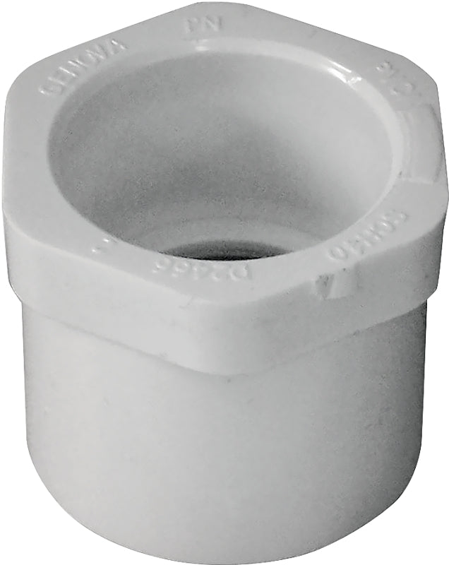 IPEX 435649 Reducing Bushing, 1 x 3/4 in, Spigot x Socket, PVC, SCH 40 Schedule