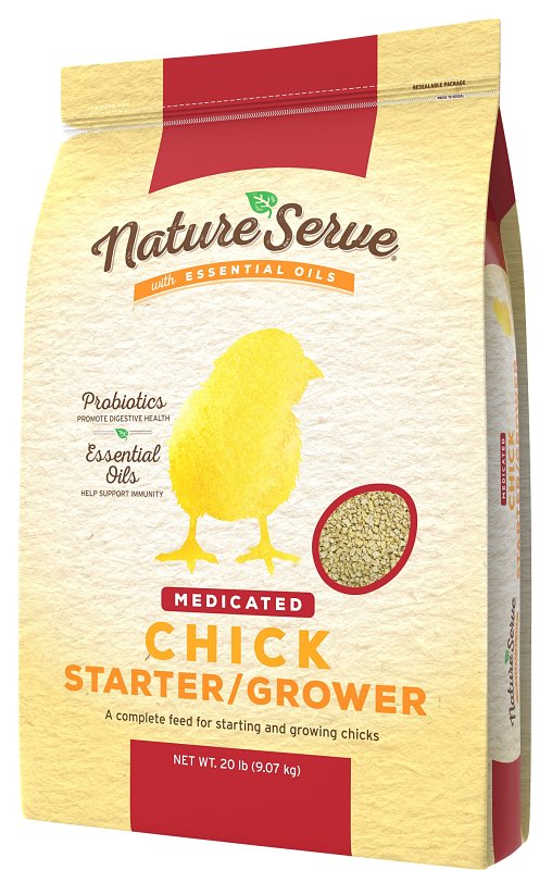 NatureServe 290114 Chick Starter and Grower Feed, 20 lb