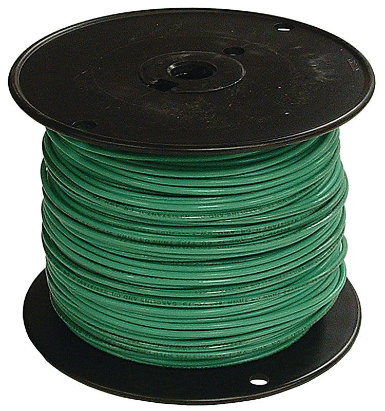 Romex 12GRN-SOLX500 Building Wire, 12 AWG Wire, 1 -Conductor, 500 ft L, Copper Conductor, Thermoplastic Insulation