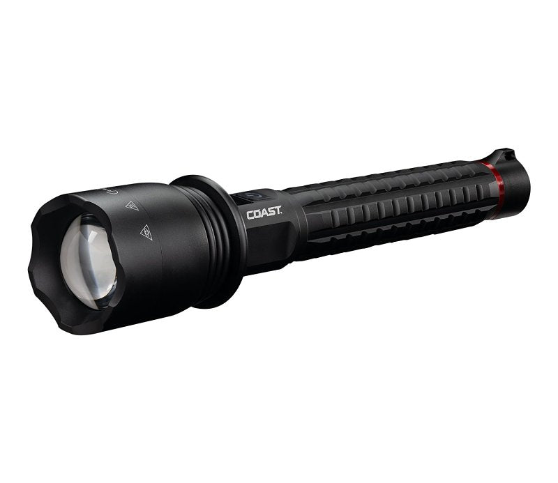 Coast XP40R Rechargeable Dual Power Flashlight, Flood Beam, 15 hr Low, 7 hr Medium, 3 hr High, 36 hr Moon Glow Run Time