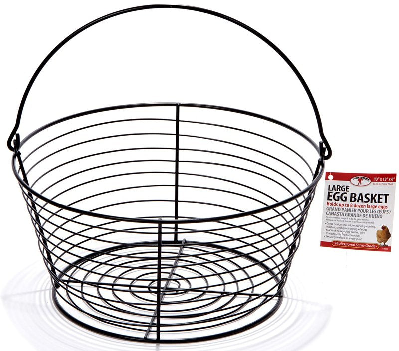 Miller EB13 Egg Basket, 13 in W, Black