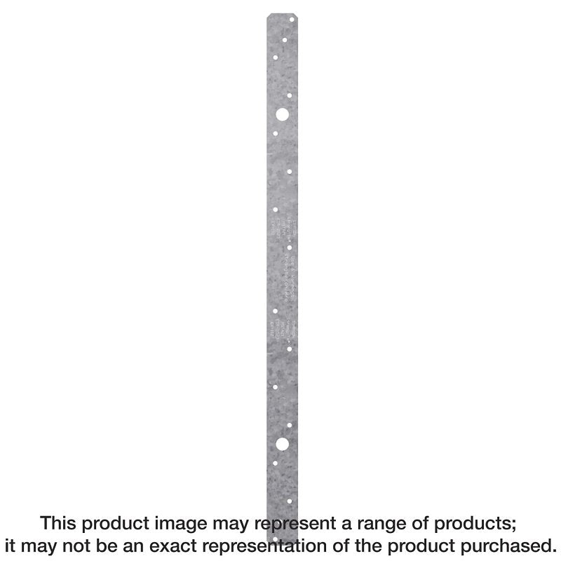 Simpson Strong-Tie MSTA MSTA24 Strap Tie, 18 ga Gauge, Steel, Galvanized/Zinc