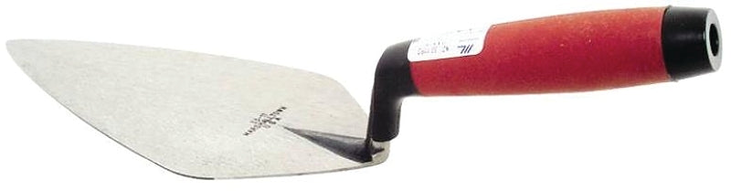 Marshalltown 33 10FG Brick Trowel, 10 in L Blade, 4-5/8 in W Blade, HCS Blade, DuraSoft Handle