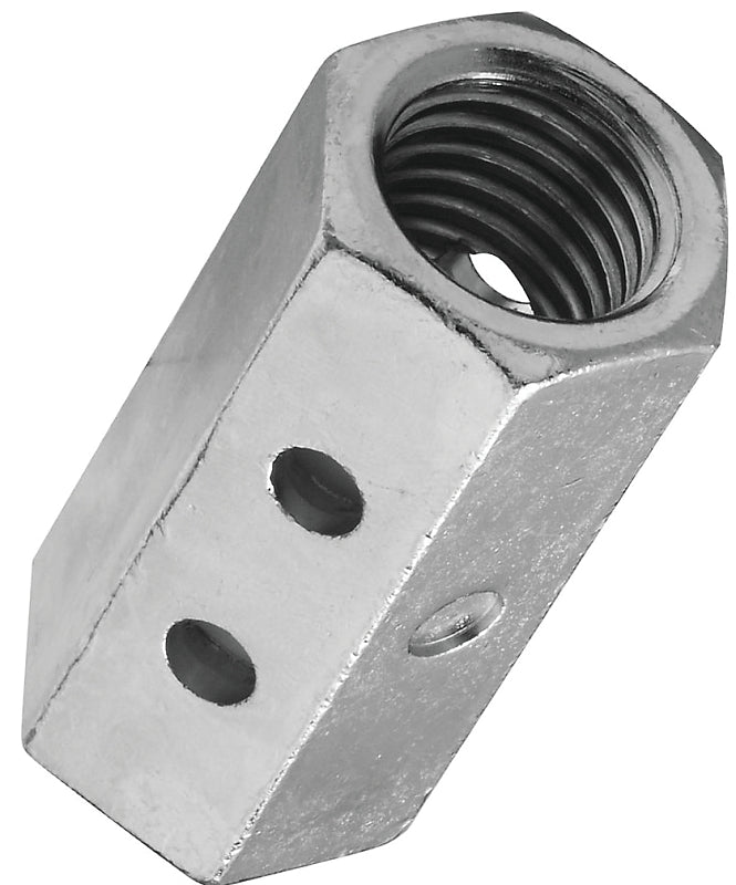 National Hardware 4003BC Series N182-725 Coupler, UNC Coarse Thread, 3/4-10 Thread, Steel, Zinc