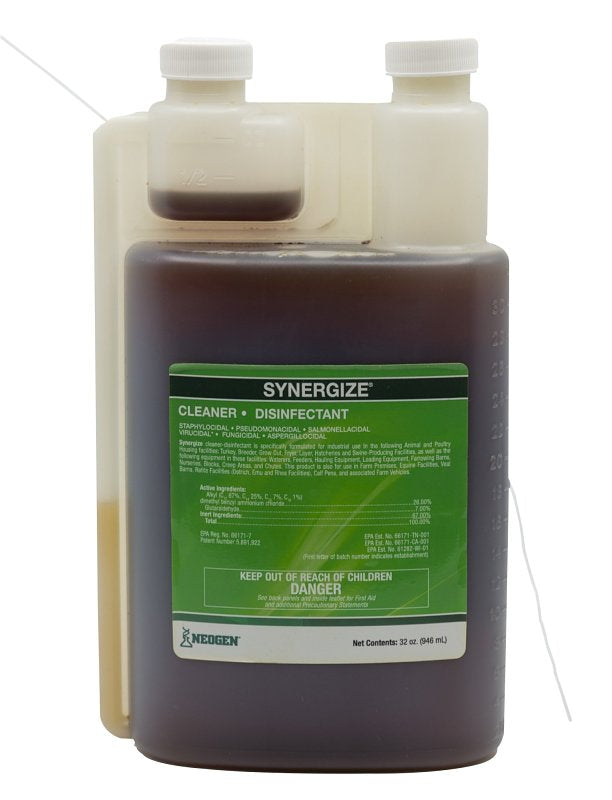 Neogen 433600/32 Synergize Disinfectant, Liquid, Aromatic, Characteristic, 32 oz