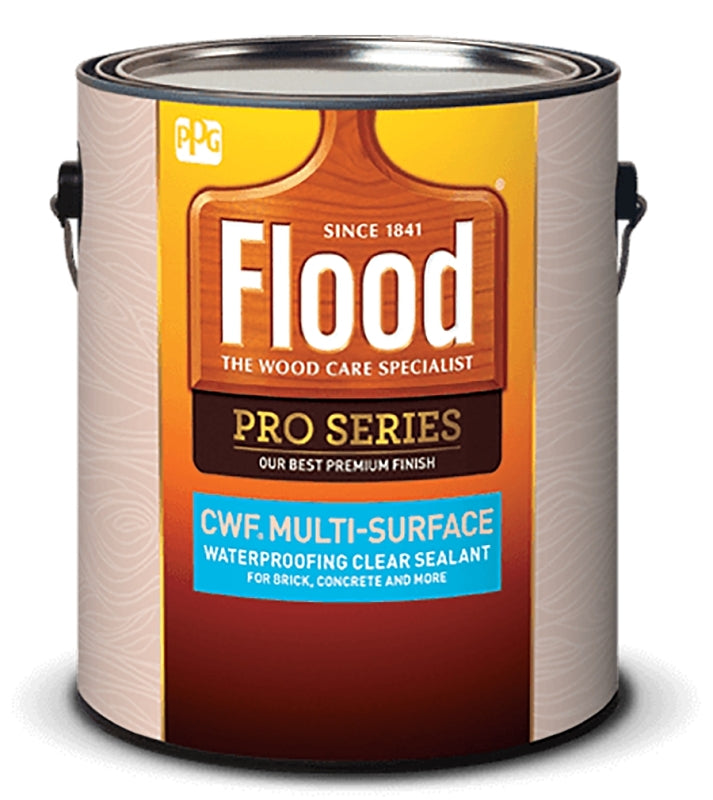 Flood CWF Multi-Surface FLD540XI-01 Waterproof Sealant, Liquid, Clear, 1 gal